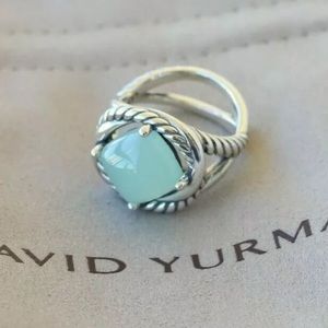 David Yurman 11mm Chalcedony Infinity Ring